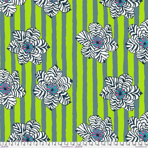 FS Kaffe Fassett Collective - Zebra Lily PWBM091.GREEN - Cotton Fabric