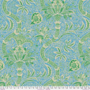 FS Kaffe x Morris & Co. Indian - PWKW005.AQUA - Cotton Fabric