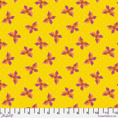 FS Summer Love Flit and Fly - PWCD092.XYELLOW - Cotton Fabric