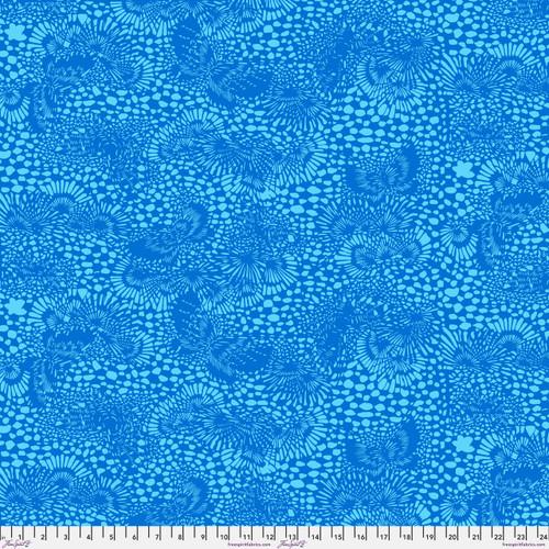 FS Temple Garden - PWSL125.BLUE - Cotton Fabric