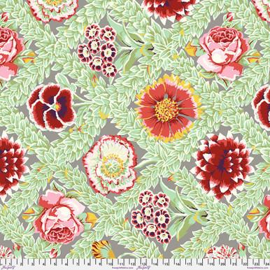 FS Vintage Flower Lattice - PWGP011.LEAFY - Cotton Fabric