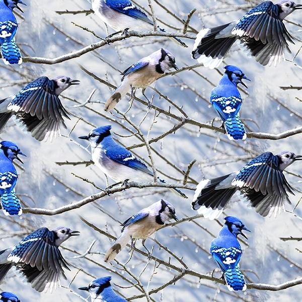 HFF Call of the Wild - V5214-262 Bluejay - Cotton Fabric