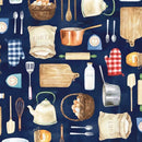 HFF Dash of Love- V5264-18 Royal - Cotton Fabric