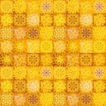HFF Dream Big Tiles - V5254-624 Gold Ochre - Cotton Fabric