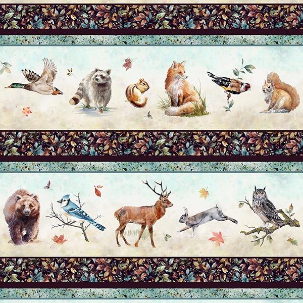 HFF Forest Tales - V5205-16 Sky - Cotton Fabric