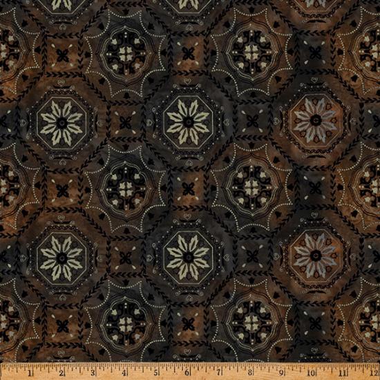 HFF On The Range - V5316-A4 Antique Black - Cotton Fabric