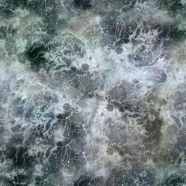 HFF Sea Salt - Waves MRD33-146 Stone Green - Cotton Fabric