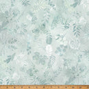 HFF Tree Line Leaves - W5435-521 Mist - Cotton Fabric
