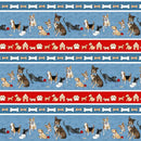 HG A Place to Call Home - 1424-78 Blue/Multi - Cotton Fabric