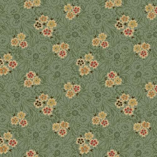 HG Autumn Farmhouse - 972-11 Aqua - Cotton Fabric