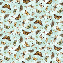 HG Young Of The Year - 1655-11 Blue Powder - Cotton Fabric