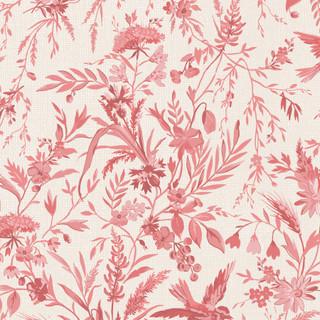 MAY Birdsong - 10650-PR Pink/Red - Cotton Fabric