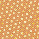 MB Aunt Grace Calicos - R350678-ORANGE Daisy - Cotton Fabric