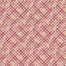 MB Aunt Grace Calicos - R350682-RED Lattice - Cotton Fabric
