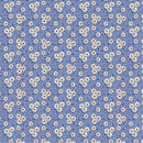 MB Aunt Grace Goes Scrappy Daisy - R351527D-BLUE - Cotton Fabric