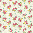 MB Aunt Grace Goes Scrappy Floral - R351526D-PINK - Cotton Fabric