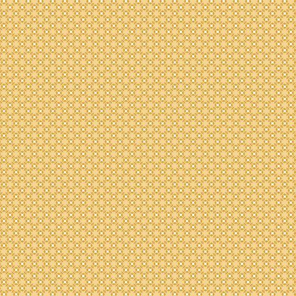 MB Birds and Bees Lattice - R190746D-YELLOW - Cotton Fabric