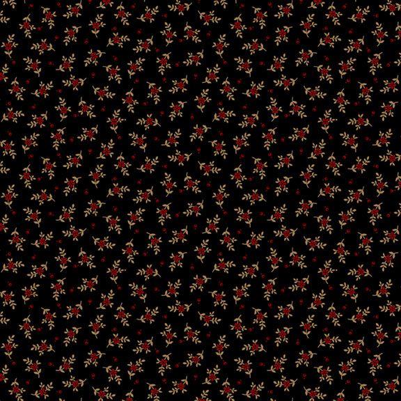 MB Butternut and Peppercorn II Blossom - R170749-BLACK - Cotton Fabric