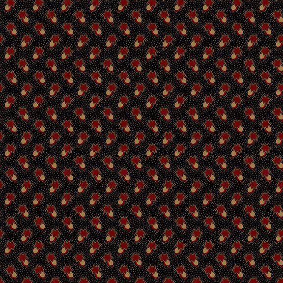 MB Butternut and Peppercorn II Circle Star - R170755-BLACK - Cotton Fabric