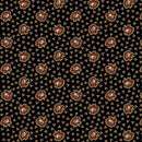MB Butternut and Peppercorn II Double Bloom - R170751-BLACK - Cotton Fabric