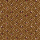 MB Butternut and Peppercorn II Double Bloom - R170751-BROWN - Cotton Fabric