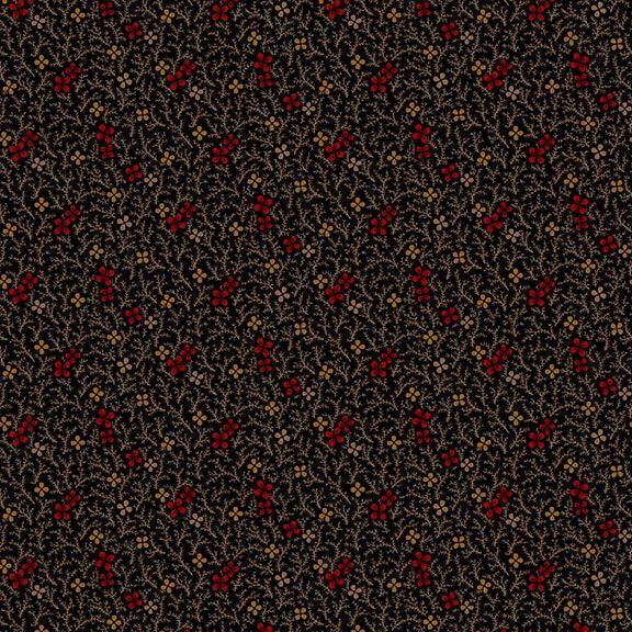 MB Butternut and Peppercorn II Garden Grove - R170753-BLACK - Cotton Fabric
