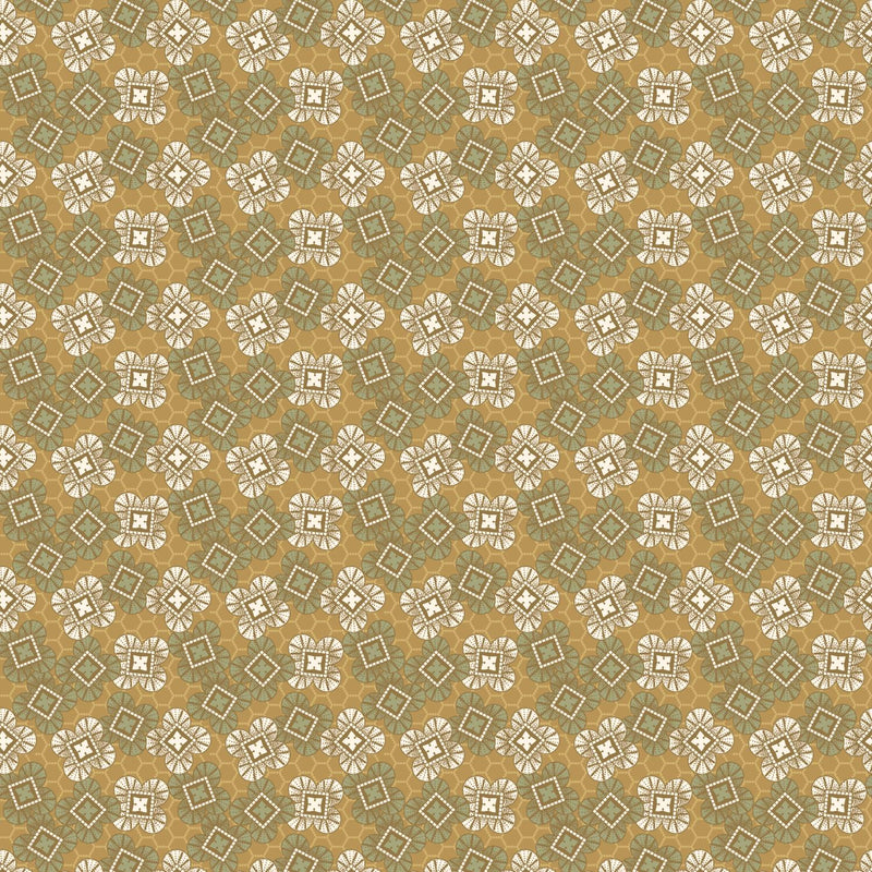 MB Front Porch - R540600-GOLD - Cotton Fabric