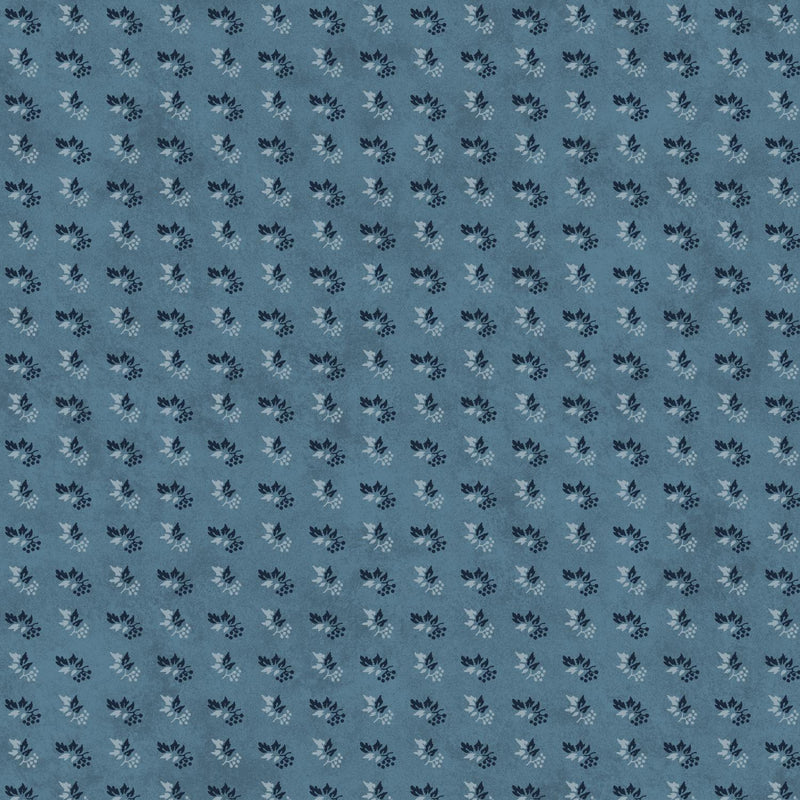 MB Genevieve - R100631-BLUE - Cotton Fabric