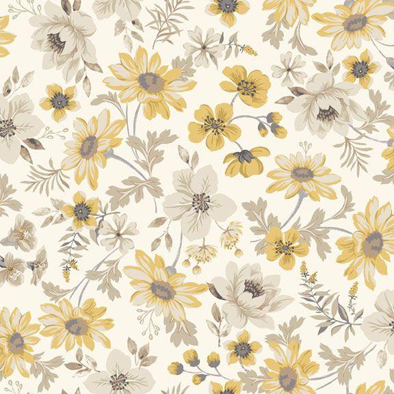 MB Honeycomb Gardens Garden - R210783D-CREAM - Cotton Fabric