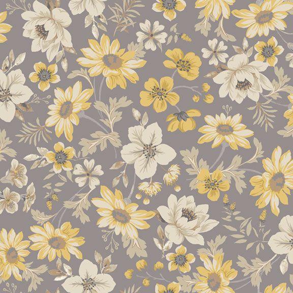 MB Honeycomb Gardens Garden - R210783D-GRAY - Cotton Fabric