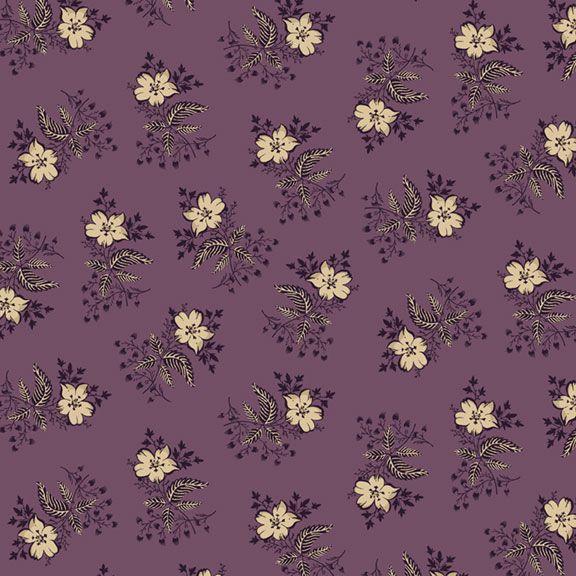 MB I Love Purple Floret - R330687-PURPLE - Cotton Fabric