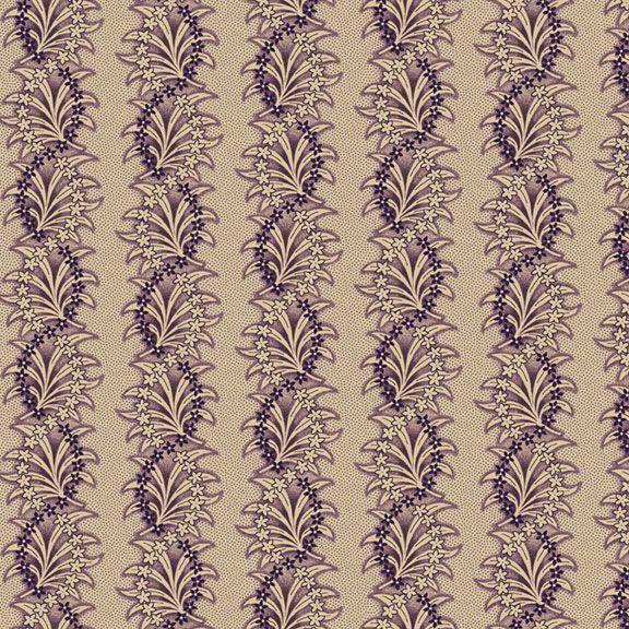 MB I Love Purple Trellis - R330690-TAN - Cotton Fabric
