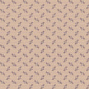 MB I Love Purple Zig Zag Sprig - R330689-TAN - Cotton Fabric