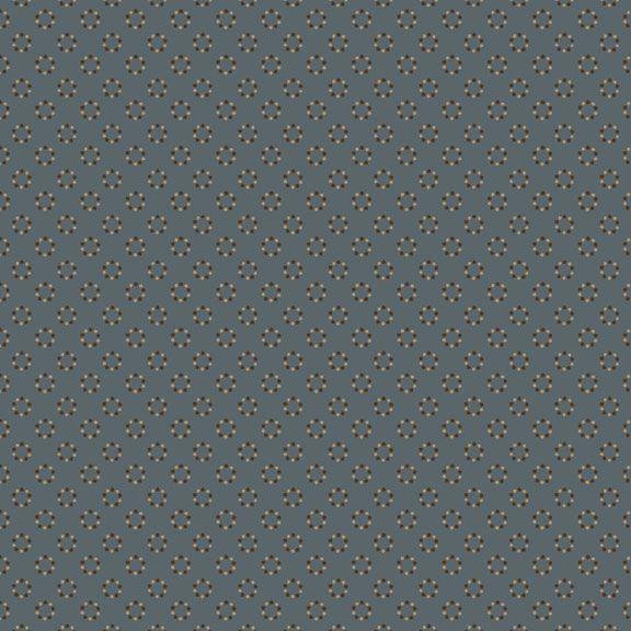 MB Maple House Cellar - R170826D-BLUE - Cotton Fabric