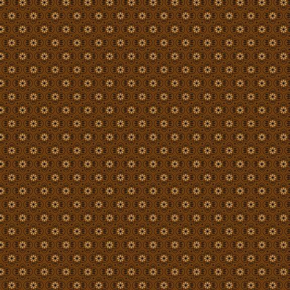 MB Maple House Parlor Paper - R170825D-BROWN - Cotton Fabric
