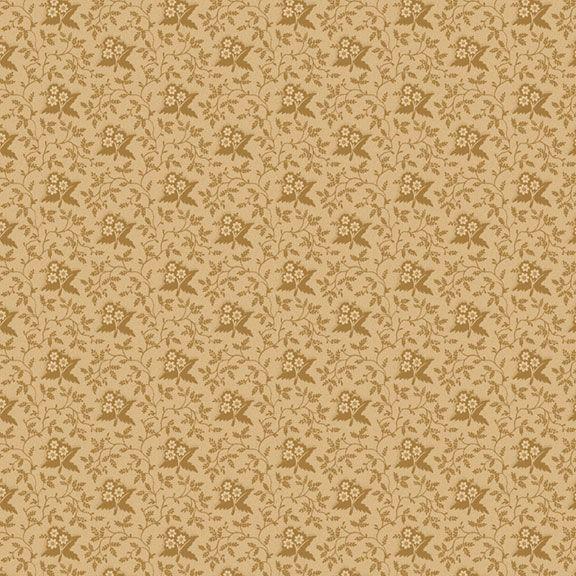 MB Maple House Window Box - R170828D-GOLD - Cotton Fabric