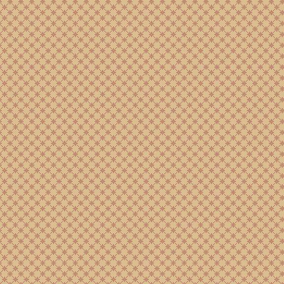 MB Strawberry Emery Berry Grid - R170873D-TAN - Cotton Fabric