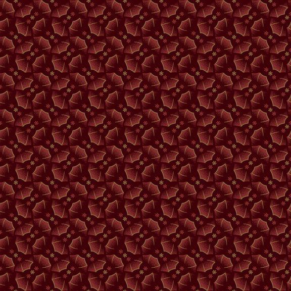 MB Strawberry Emery Burst - R170866D-WINE - Cotton Fabric