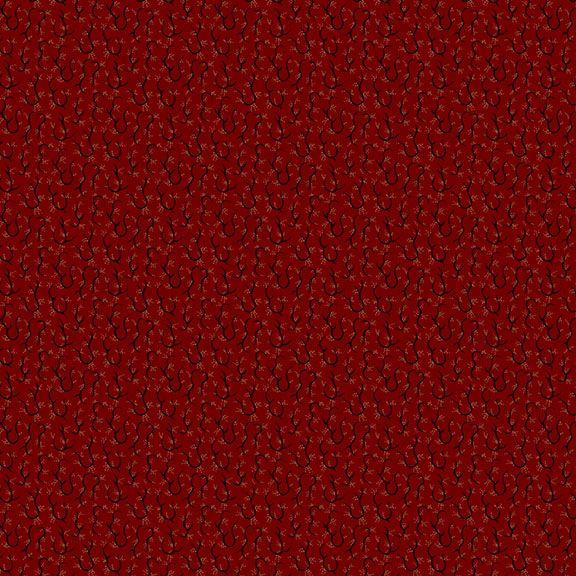 MB Sturbridge Floral Petites Wild Vine - R170717-RED - Cotton Fabric