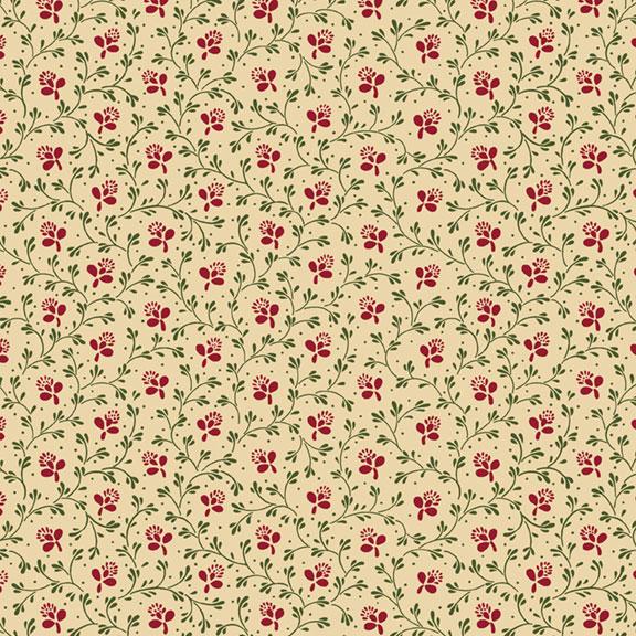 MB Vintage Charm - R330518-RED - Cotton Fabric