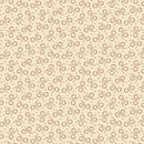 MB Arabella Dotted Circles - R101518D-CREAM - Cotton Fabric