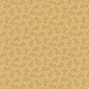 MB Arabella Dotted Circles - R101518D-GOLD - Cotton Fabric