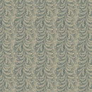 MB Bluebird Manor Feather Stripe - R221046D-BLUE - Cotton Fabric