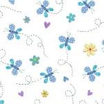 MM Baby Love Baby Butterfly - DC11592-SKYX Sky - Cotton Fabric
