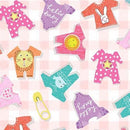 MM Baby Love Rompers - DC11586-PINK Pink - Cotton Fabric
