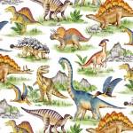 MM Dinosaurs, Dinosaurs Dino World - DCX11142-MULTI - Cotton Fabric