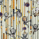 MM Girls Gone Fishing Keeping it Reel - DCX11943-SAGE-D - Cotton Fabric