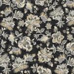 MM Hampton Court Jacobean Blossom - DCX11632-BLAC-D Black - Cotton Fabric