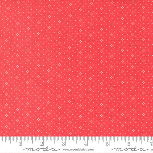 MODA Eyelet - 20488-67 Strawberry - Cotton Fabric