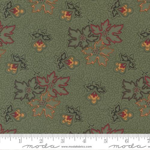 MODA Fluttering Leaves - 9730-15 Evergreen - Cotton Fabric